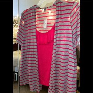 One piece layered top